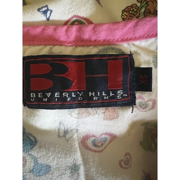 Lot of 2 Nickelodeon Spongebob Squarepants Scrub Tops Shirt Medium Pockets USA - Picture 9 of 10